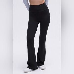Lululemon Pants Womens 6 Black Groove Flare High Rise Nulu Yoga Leggings Gym